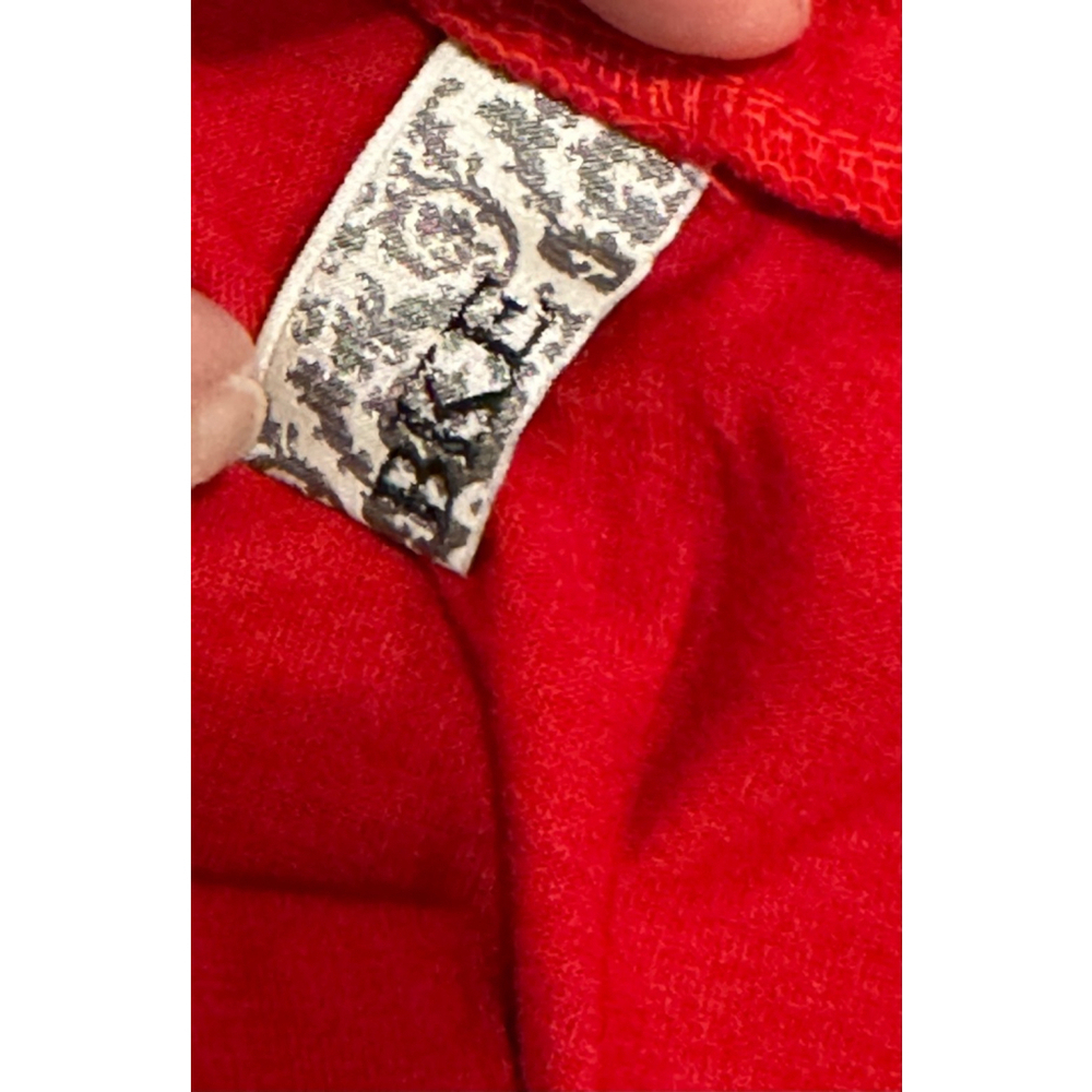 BKE Women’s Red Long Sleeve Shirt Rhinestone Contrast Stitching Size Large - Picture 8 of 9